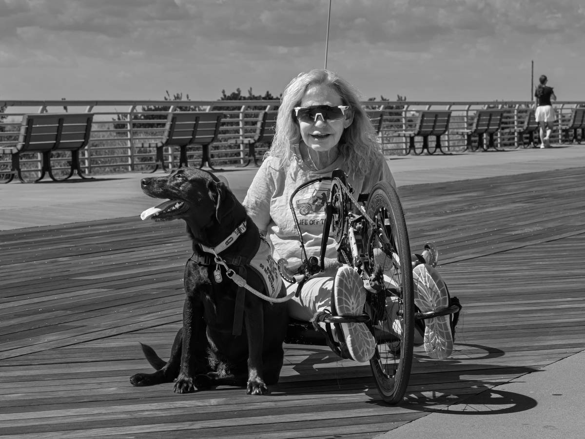 Bar chart showing 78% success rate for guide dog partnerships with bonding programs vs. 49% without, based on IGDF 2023 data